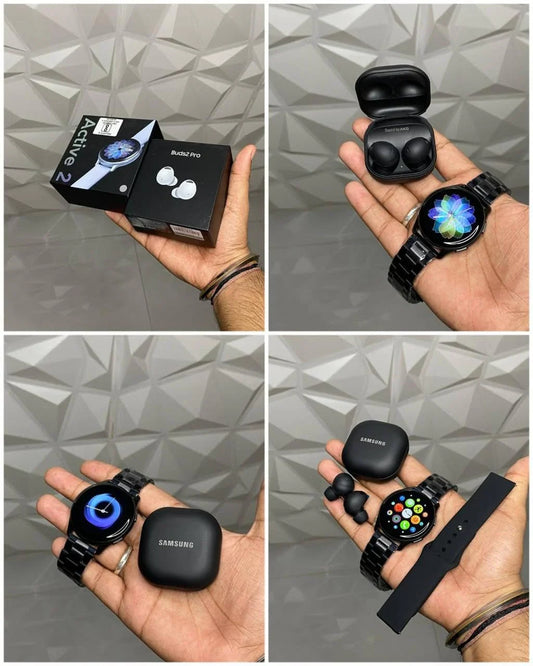 Active 2 Smartwatch and Buds2 Pro Earbuds Combo Pack (  25% OFF only prepaid order  )