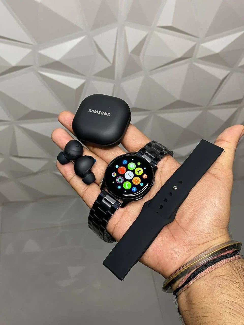 Active 2 Smartwatch and Buds2 Pro Earbuds Combo Pack (  25% OFF only prepaid order  )