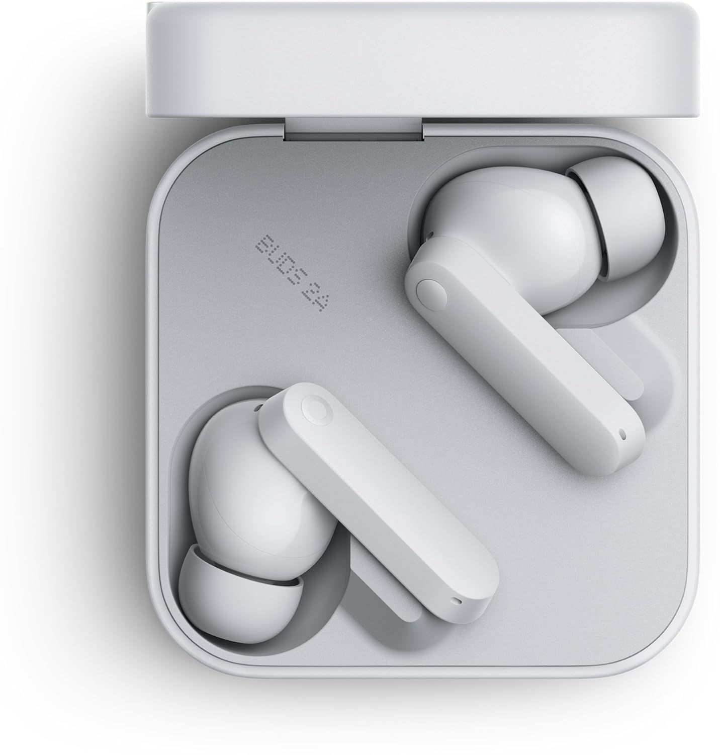 CMF BY NOTHING Buds 2a (Light Grey) | 42 dB ANC | 12.4mm Dirac-Tuned Drivers