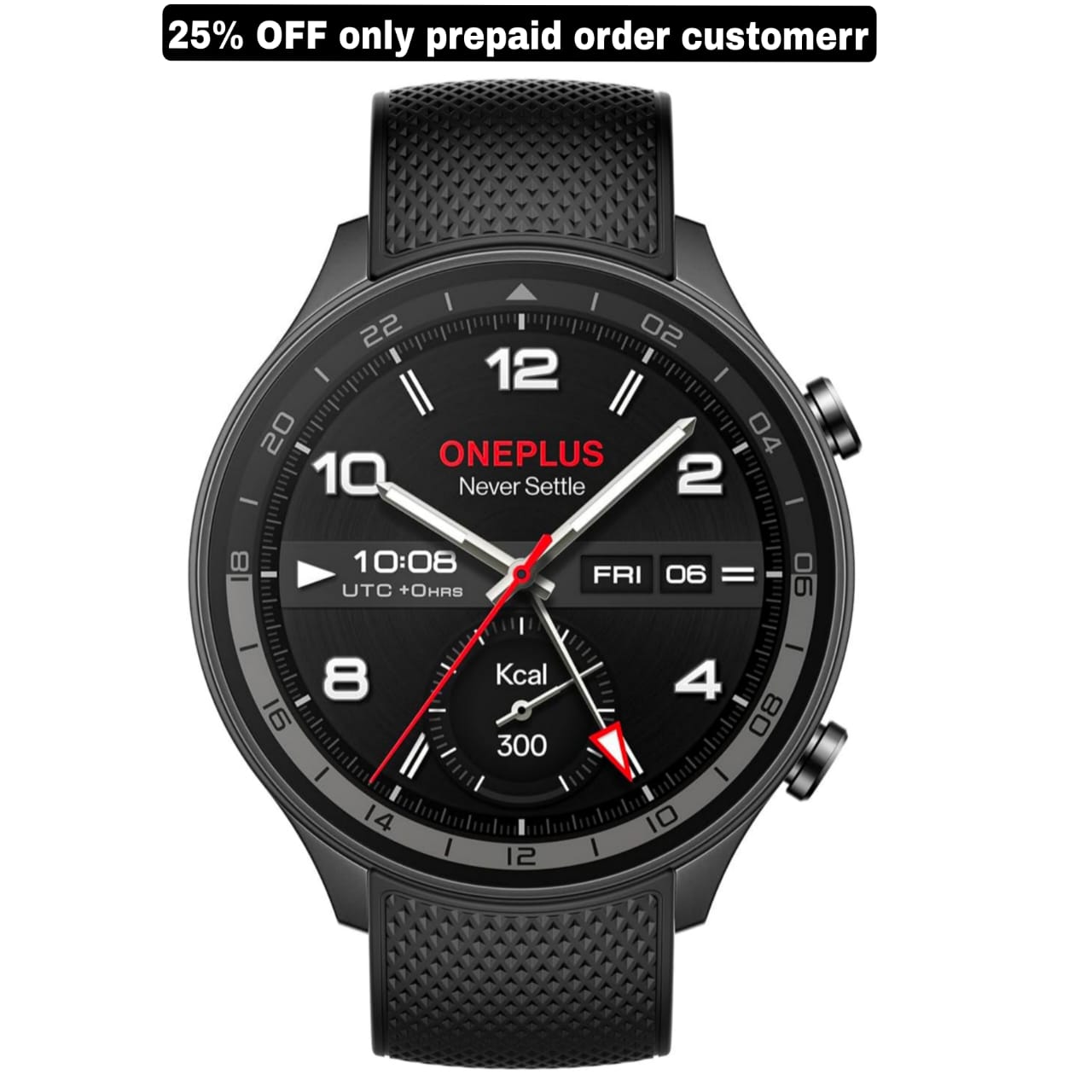 '+onePlus Watch 2R with Wear OS 4 by Google,Snapdragon W5 Chipset