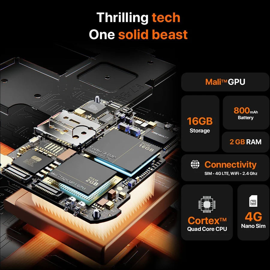 Fire-Boltt 4G Pro Volte Calling Smart Watch- 2.02” TFT Display, 4G Nano-SIM GPS